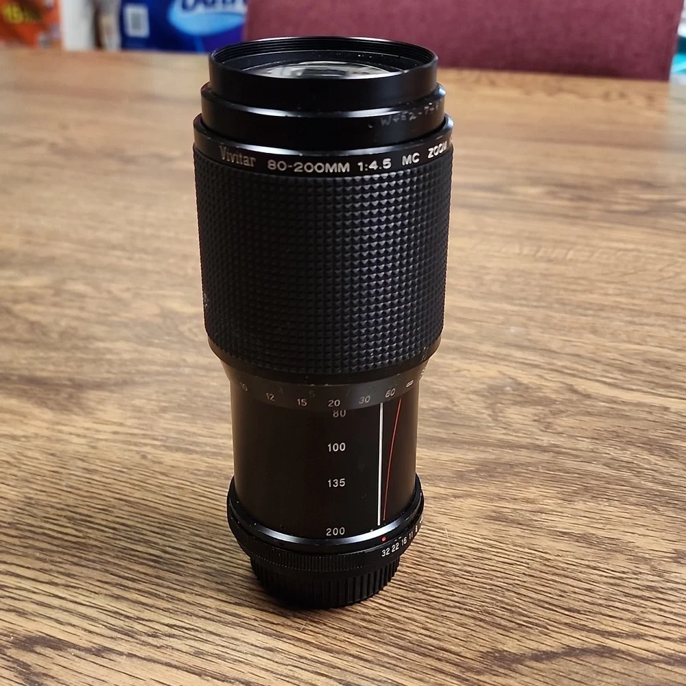 Vivitar 80-200mm Zoom Camera Lens